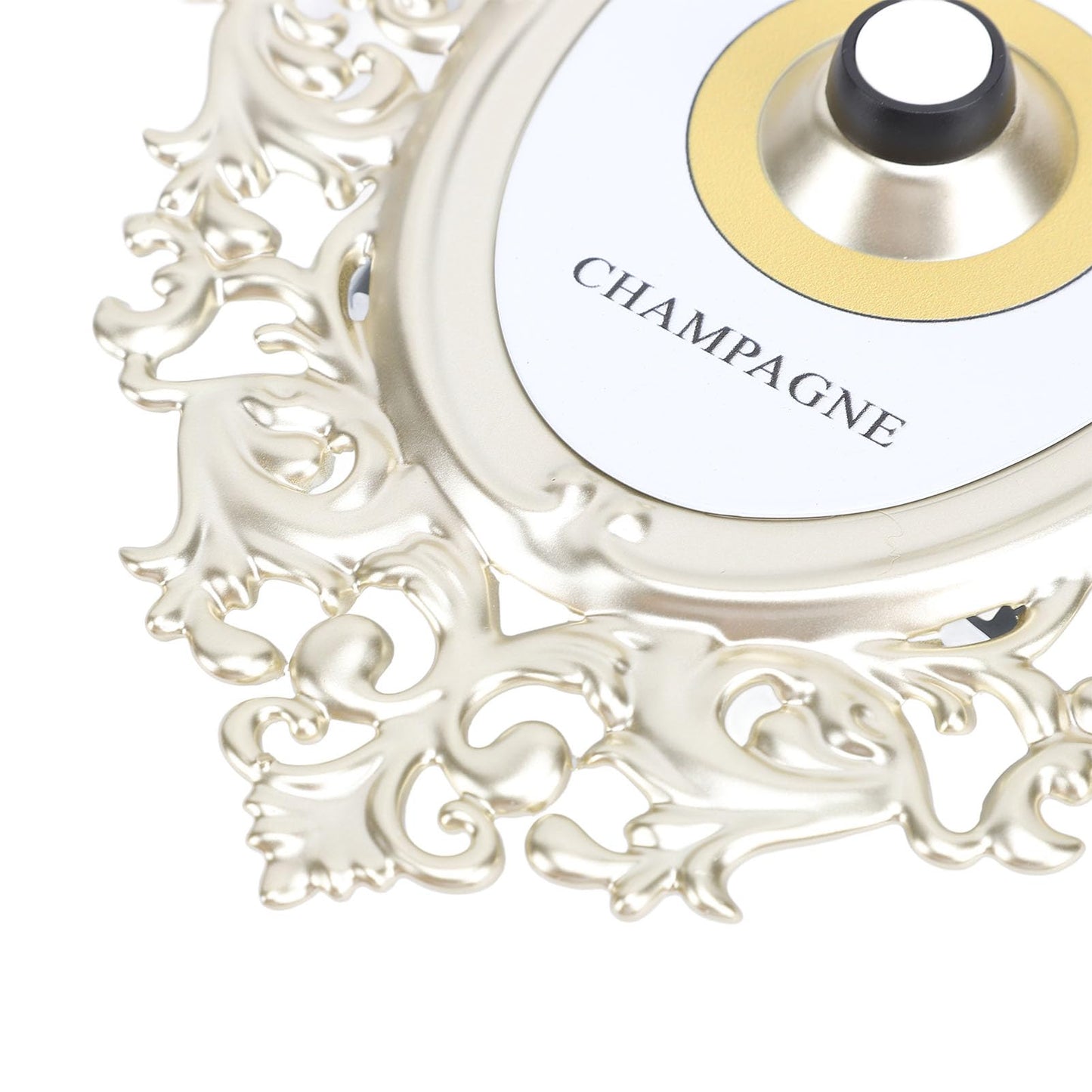 Retro Champagne Button, Metal Decorative Press Champagne Door Rings Bell for Home Restaurants Bedrooms Celebrations