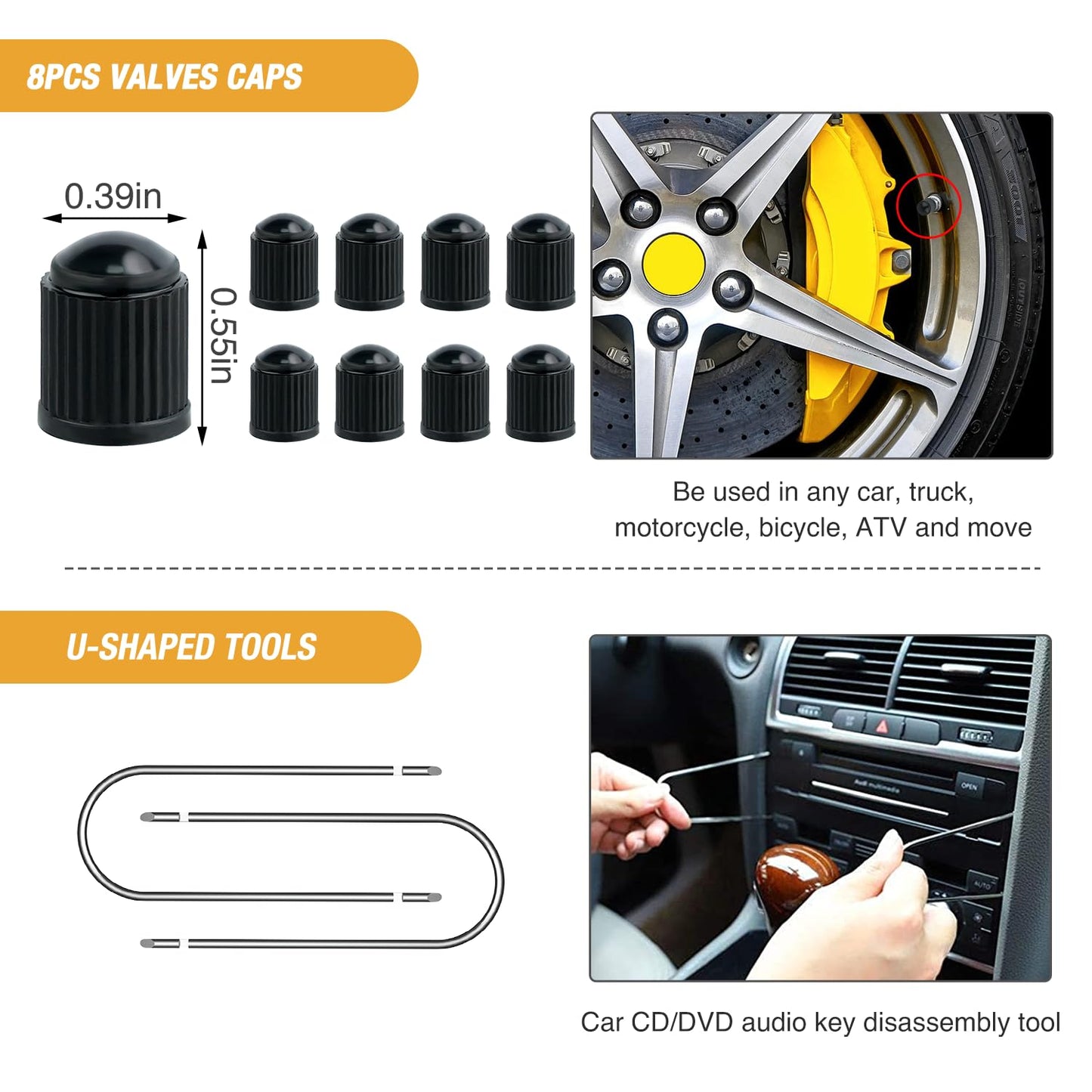 GOOACC 330Pcs Trim Removal Tool, Auto Push Pin Bumper Retainer Clip Set Fastener Terminal Remover Tool Adhesive Cable Clips Pry Kit Car Panel Radio Removal Auto Clip Pliers, Red