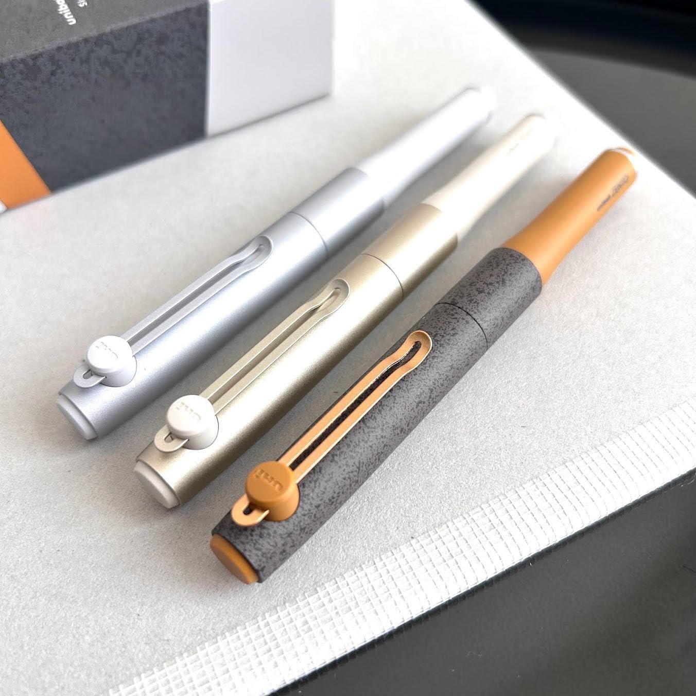 ZENTO Signature Model Ballpoint Pen Limited Stone Brass 0.5mm Ink Color Black Premium Metal Body UBZHT05.ST With Original Stylus Ballpoint Touch Pen