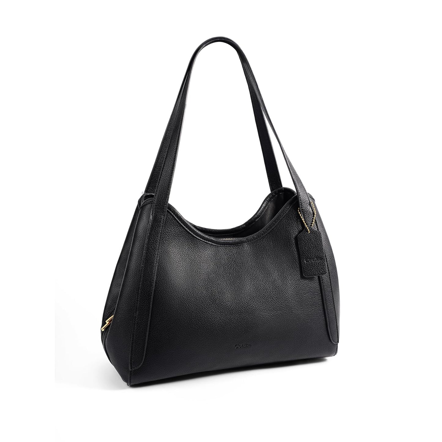Hobo Bag for Women,Vegan leather Purse for Women Stylish Shoulder Handbags Medium Women's Purses for Work Travel Daily-Black