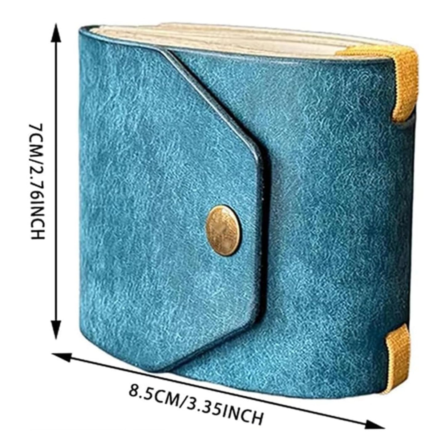 Manmadevice Cash Wrap Wallet with Clasp,Fast Cash Access Money Holder, Leather Money Wallet Organizer, With Brass Magnetic Clasp