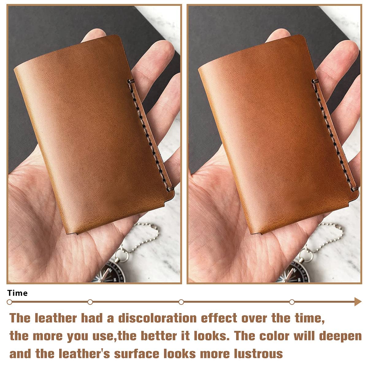 Thick Leather Sheets for Crafts Tooling Leather Square 1.8-2.1mm Full Grain Leather Pieces Genuine Cowhide Leather for Crafts Sewing Hobby Workshop Bourbon Brown 6"x12"