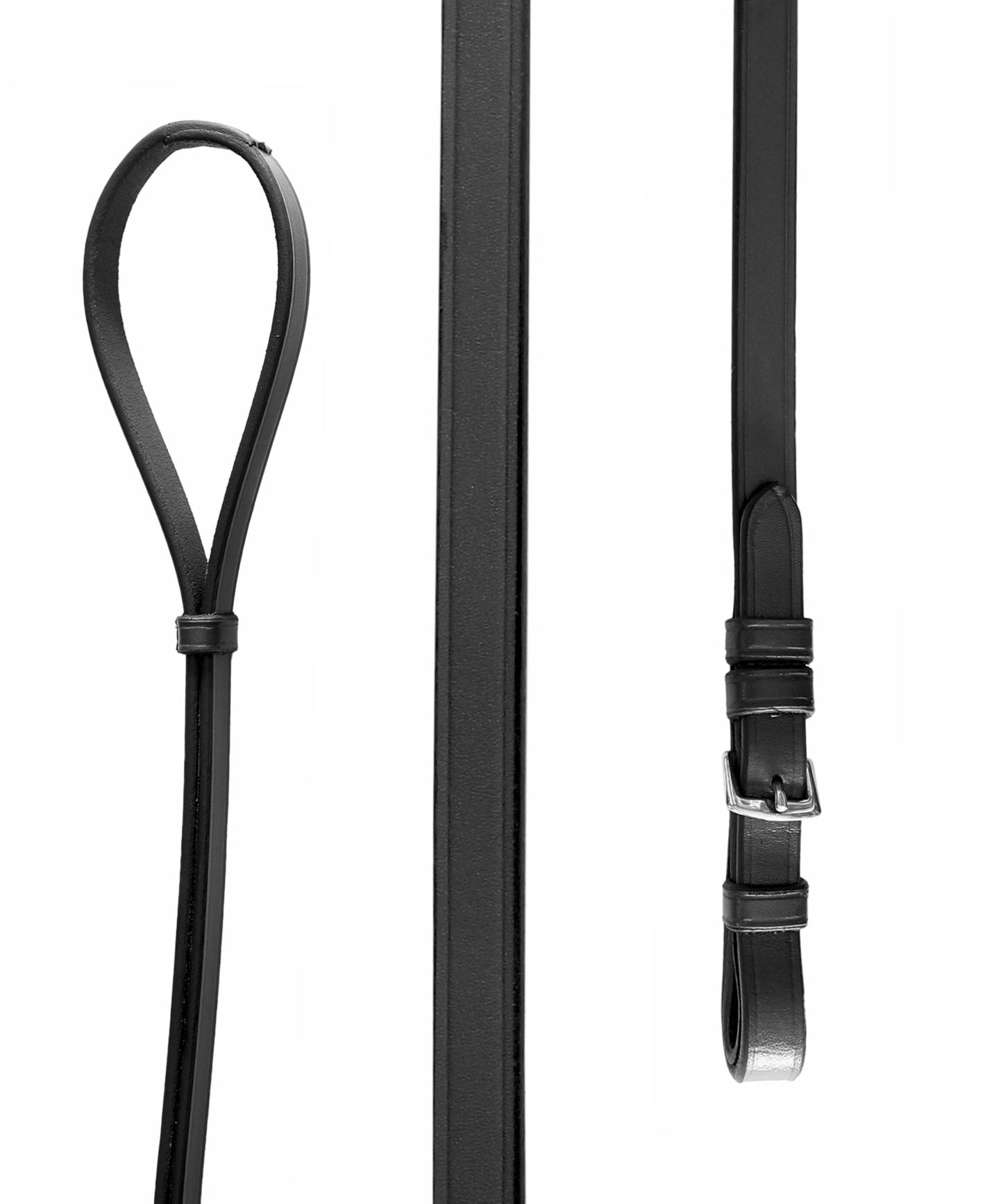 Exion Double Dressage Bridle for Horses – Padded Leather Weymouth Bridle with Two Sets of Reins – Ergonomic Comfort Headpiece – Premium Vegetable Tanned Leather – Full, Cob, Warmblood