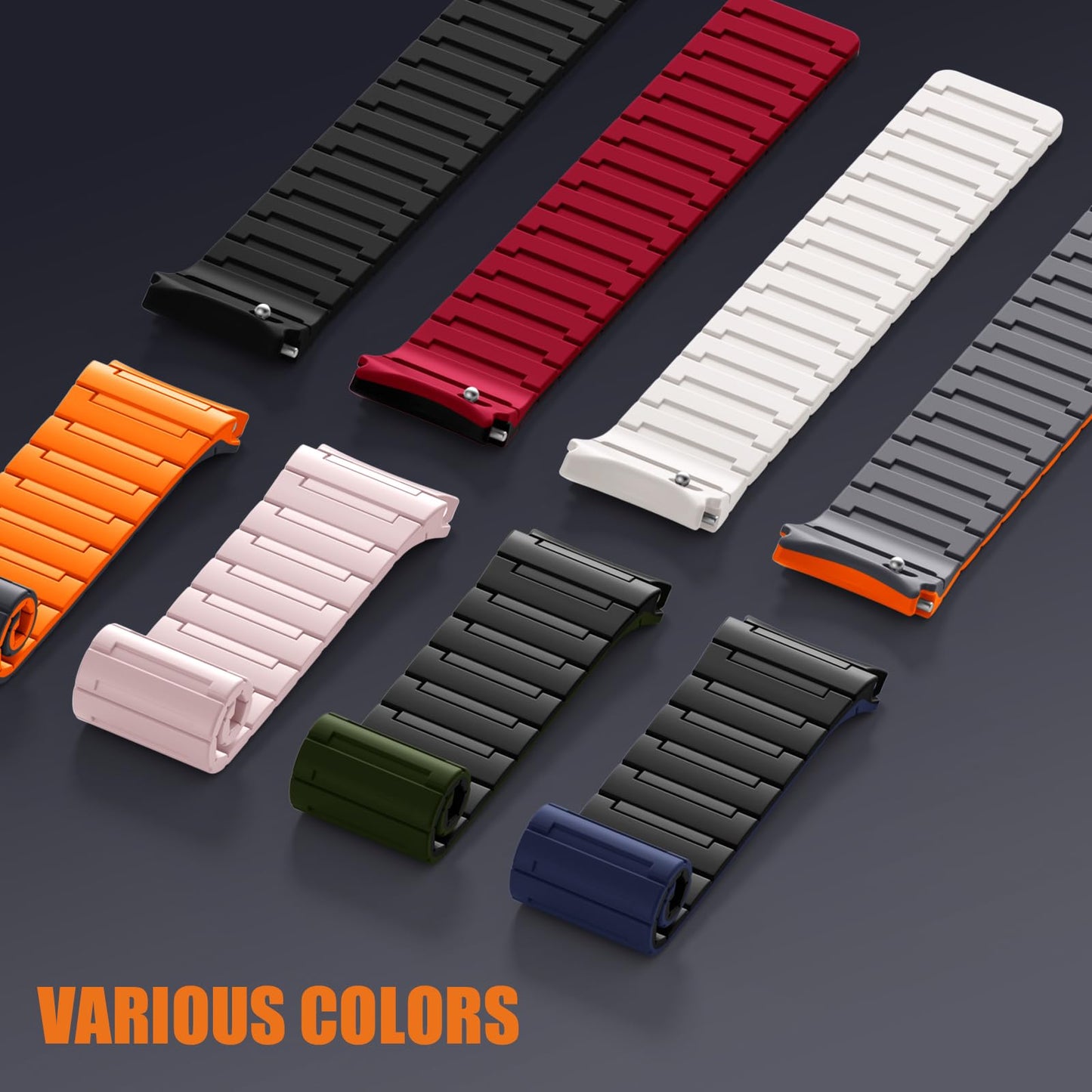 SNBLK Magnetic Band Compatible with Galaxy Watch 7 Band 6 5 4 FE 40mm 44mm/Galaxy Watch 5 Pro 45mm/6 4 Classic, No Gap 20mm Magnet Silicone Sport Strap for Samsung Watch Bands Men Women