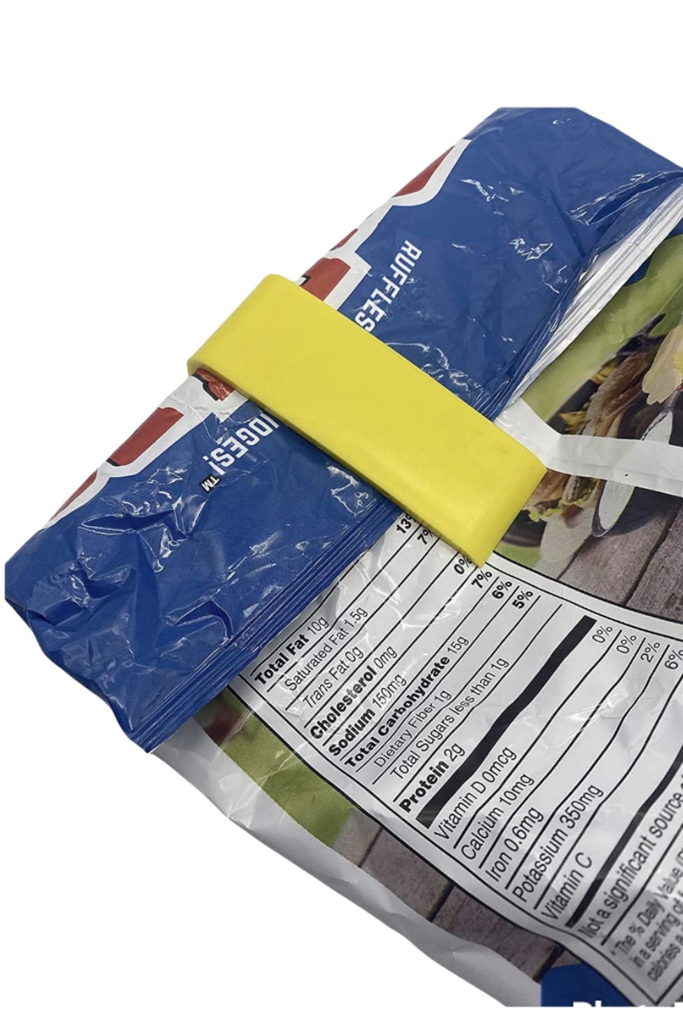Cardboard Box Clips -Chip Trash Garbage Bag Holder Clip - Set of (12) - 3 1/2" x 1 1/4" Large
