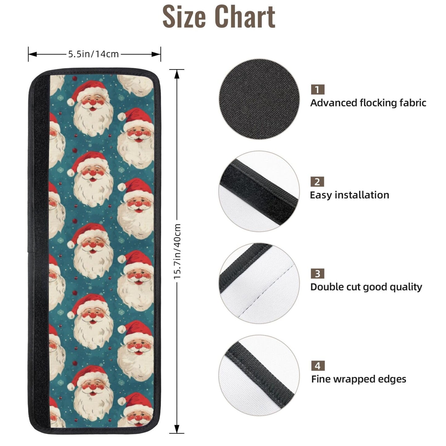 Buyidec Refrigerator Door Handle Covers Funny Christmas Santa Claus Fridge Handle Cover Washable Dishwasher Microwave Fridge Oven Door Decor Handle Cover Keep Your Kitchen Appliances Clean