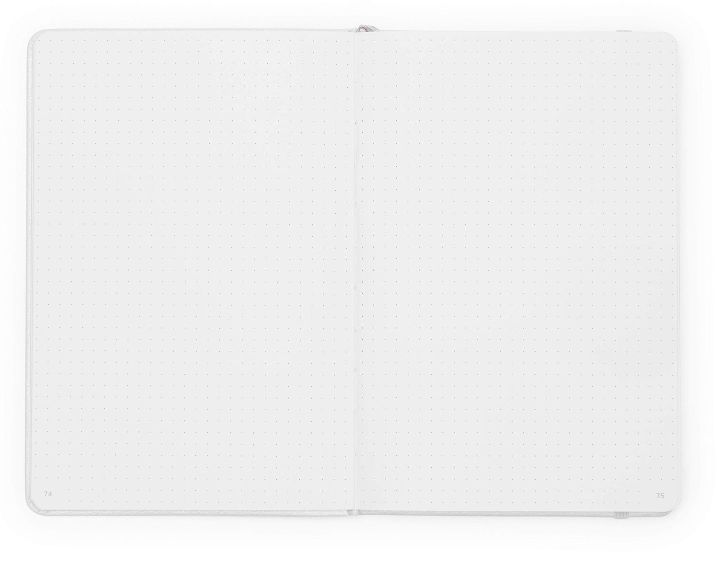Minimalism Art, Premium Hard Cover Notebook Journal, Classic 5" x 8.3", 122 Numbered Pages, Gusseted Pocket, Ribbon Bookmark, Extra Thick Ink-Proof Paper 120gsm, San Francisco (Dotted, Amber Yellow)