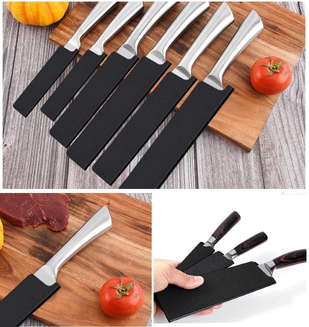 10pcs Universal Knife Edge Guards Set, Non-BPA Knife Sheath, Gentle on Your Blades