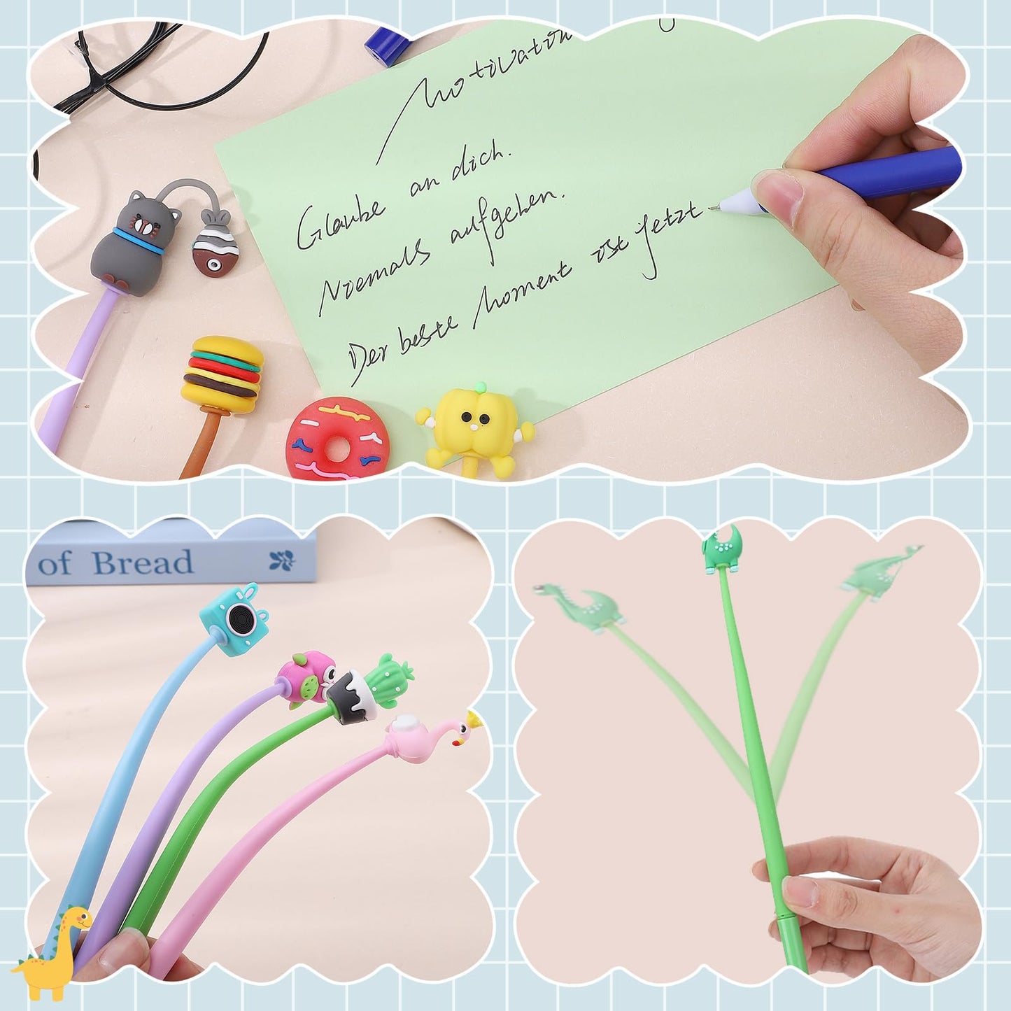 BESARME 30 PCS Fun Pens for Kids, Cute Pen End of Year Gifts for Students Prizes for Kids Classroom 8th Grade Graduation Gifts for Students Birthday Party Favors Goodie Stuffers