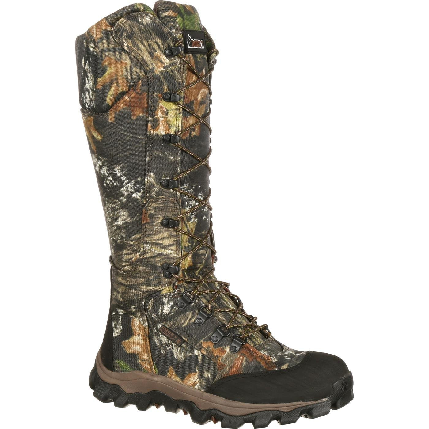 ROCKY Lynx Waterproof Snake Boot, Mossy Oak Break Up, Size 8.5(WI)