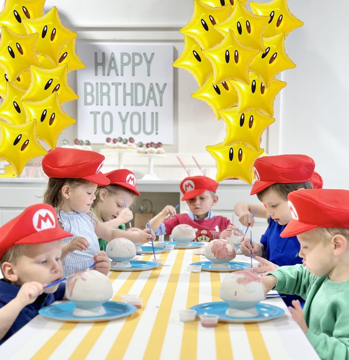 16PCS Foil Star Balloons, 40Inch Number 9 and Star Foil Balloons For Game Theme 9th Birthday Party Decorations Children Party Supply Party Decor (9th)