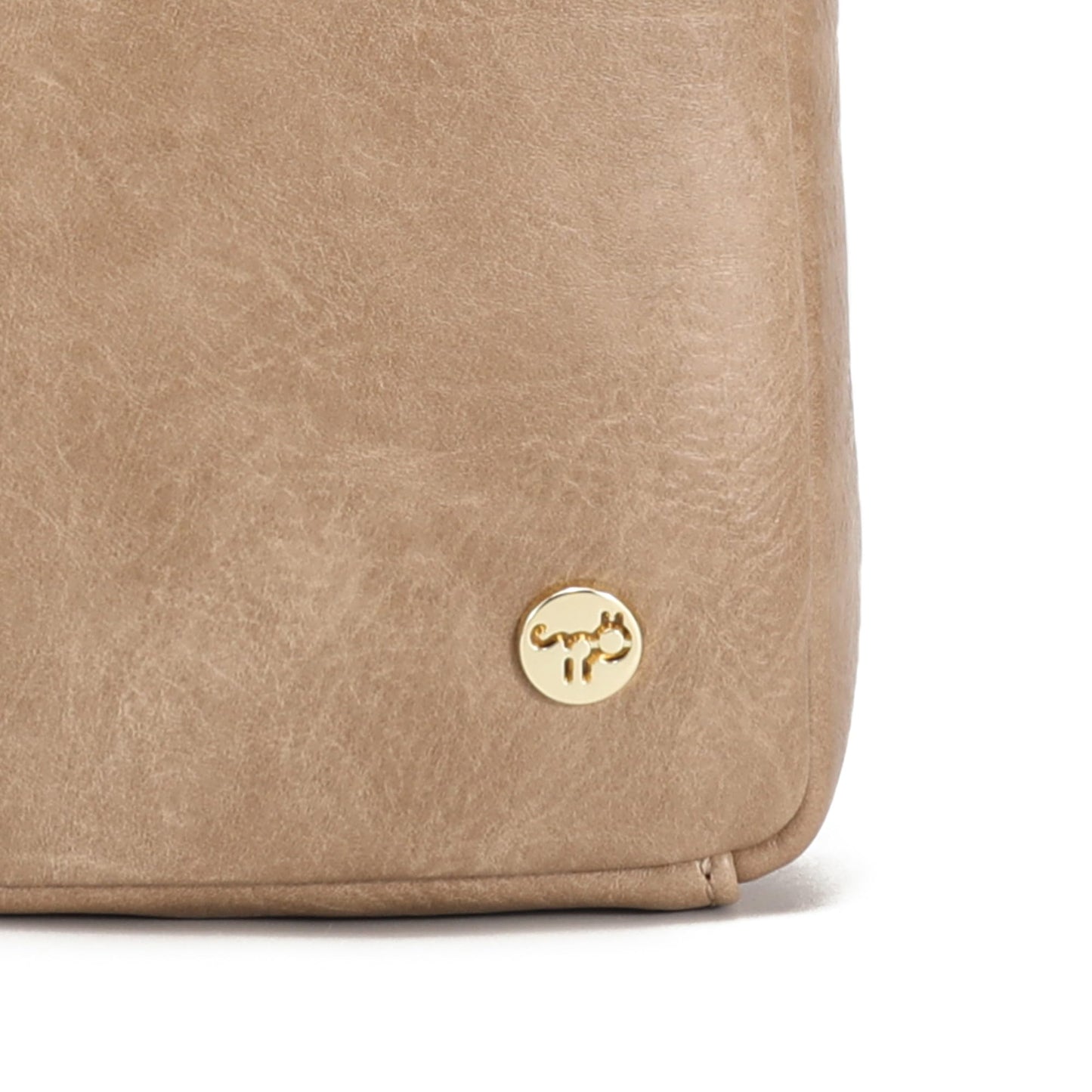 INICAT Anti Theft Crossbody Bag for Women, Small RFID Blocking Sling Purse with Zipper Lock for Travel, Vegan Leather(brown)