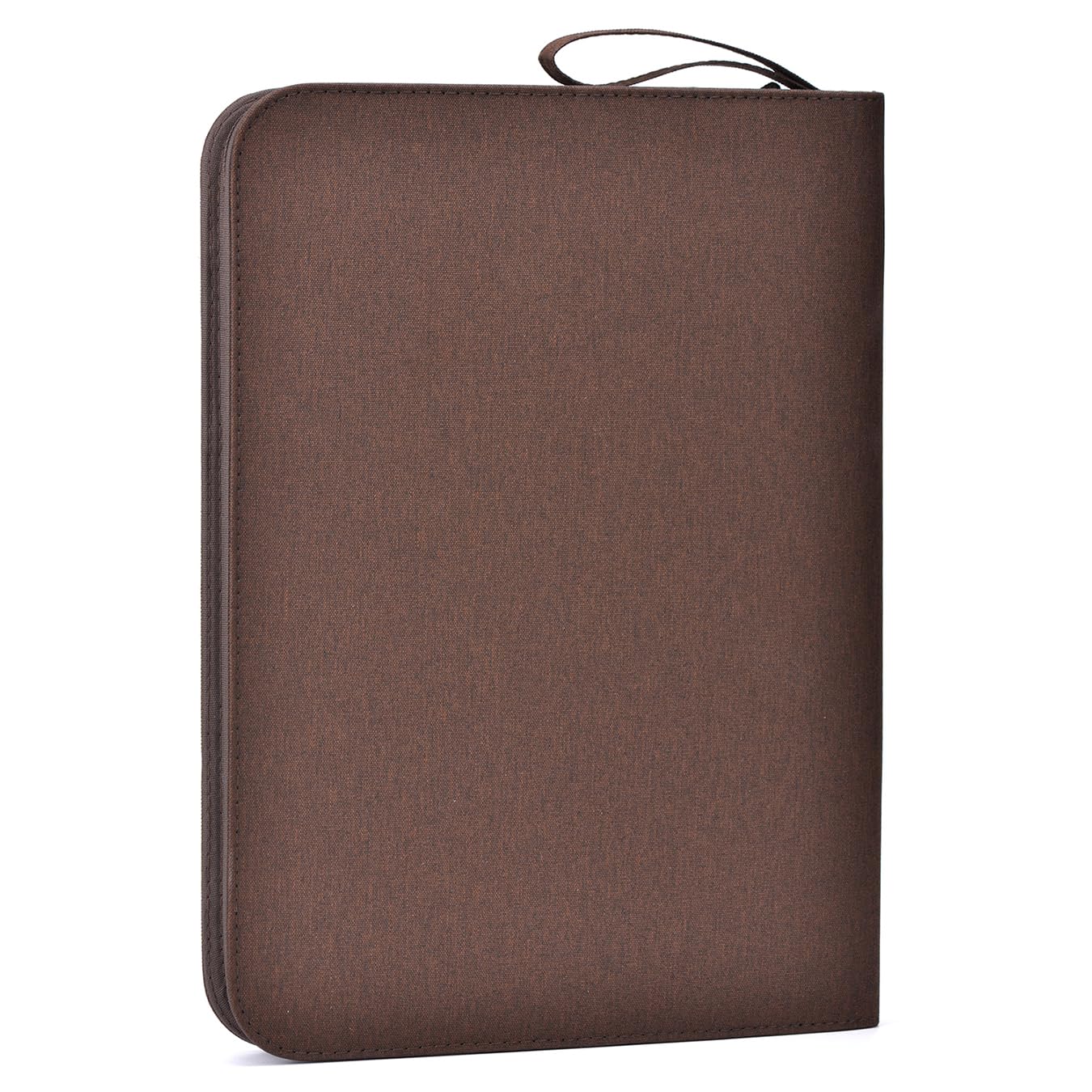 erofa 48 Slots Fountain Pen Case, Brown Water Resistant Canvas Pen Holder Display Pouch Storage Large Capacity Bag