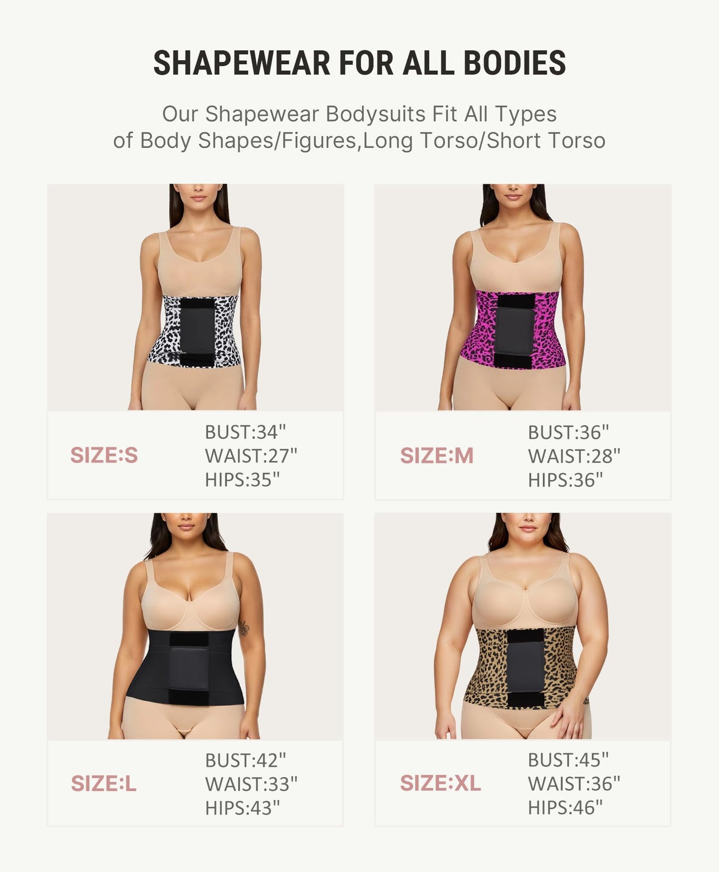 FeelinGirl Workout Waist Trainer Belt for Women Corset Waist Trimmer Belly Band Body Shaper Sports Girdles Leopard M
