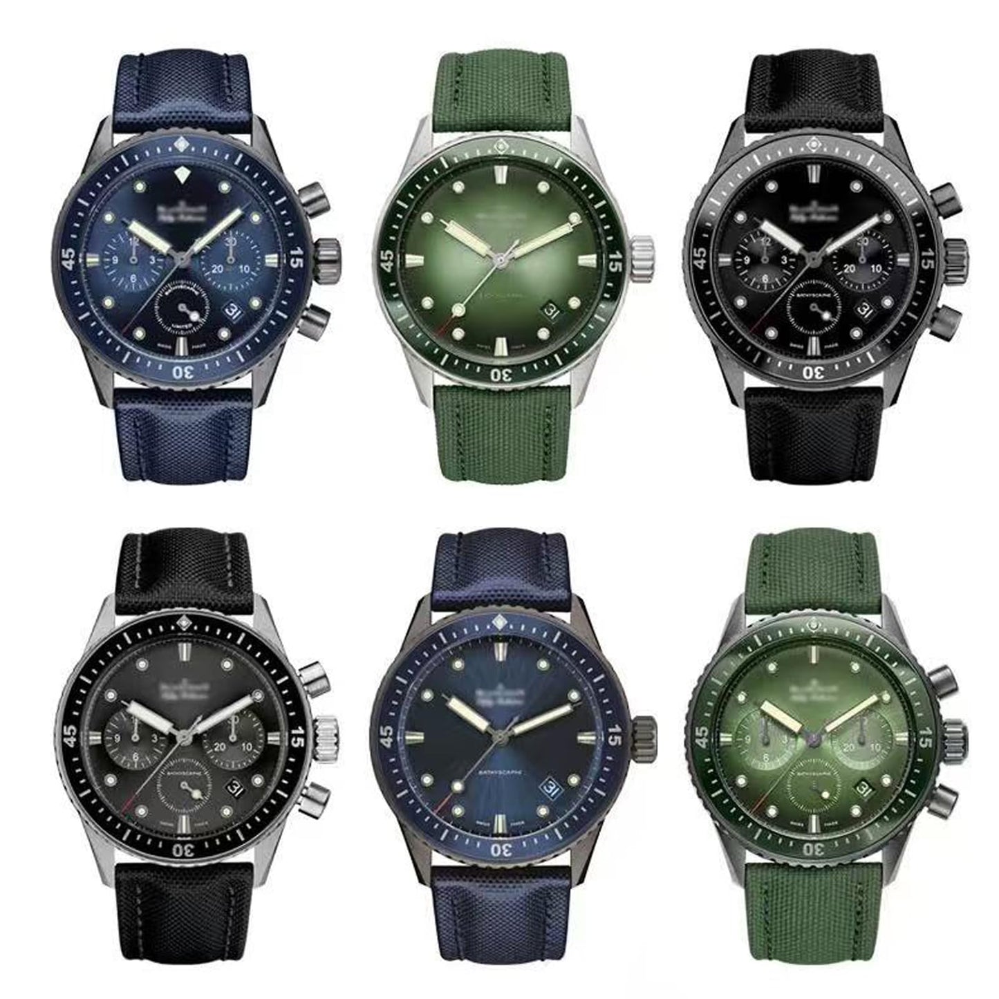 Aoeiwv Nylon Leather Watch Band Quick Release Waterproof Resistant Oxford Fabric Durable Hybrid Premium Nylon Fiber Genuine Leather Universal Replacement Strap 18mm 19mm 20mm 21mm 22mm for Men Women
