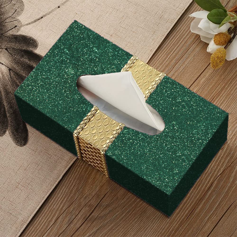 Kitico Green Glitter Contact Paper - 17.7x197 in Glitter Wallpaper - Sparkle Self-Adhesive Decorative Cabinet DIY Decoration for Cabinets, Furniture, Christmas Wall Paper