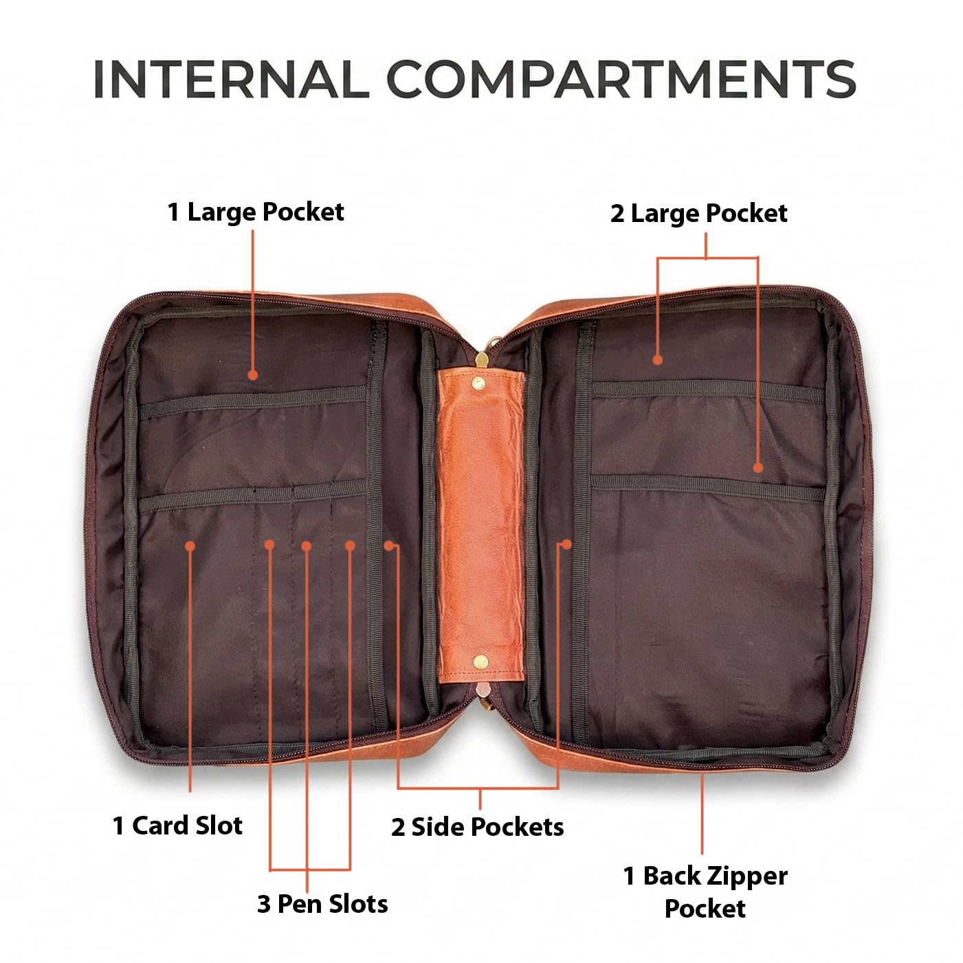 Genuine Leather Bible Covers for Men - Mens Bible Case for Men, Leather Book Cover Bible Bag for Men, Christian Gifts (Small)