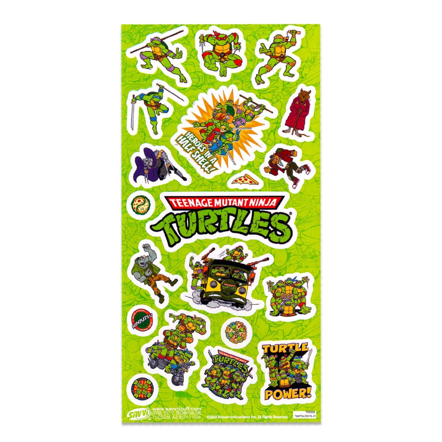 Teenage Mutant Ninja Turtles School Supplies Set - Bundle with 2 Spiral Notebooks, 2 Portfolio Folders, Stickers, More | TMNT School Supplies Set for Boys, Girls, Kids