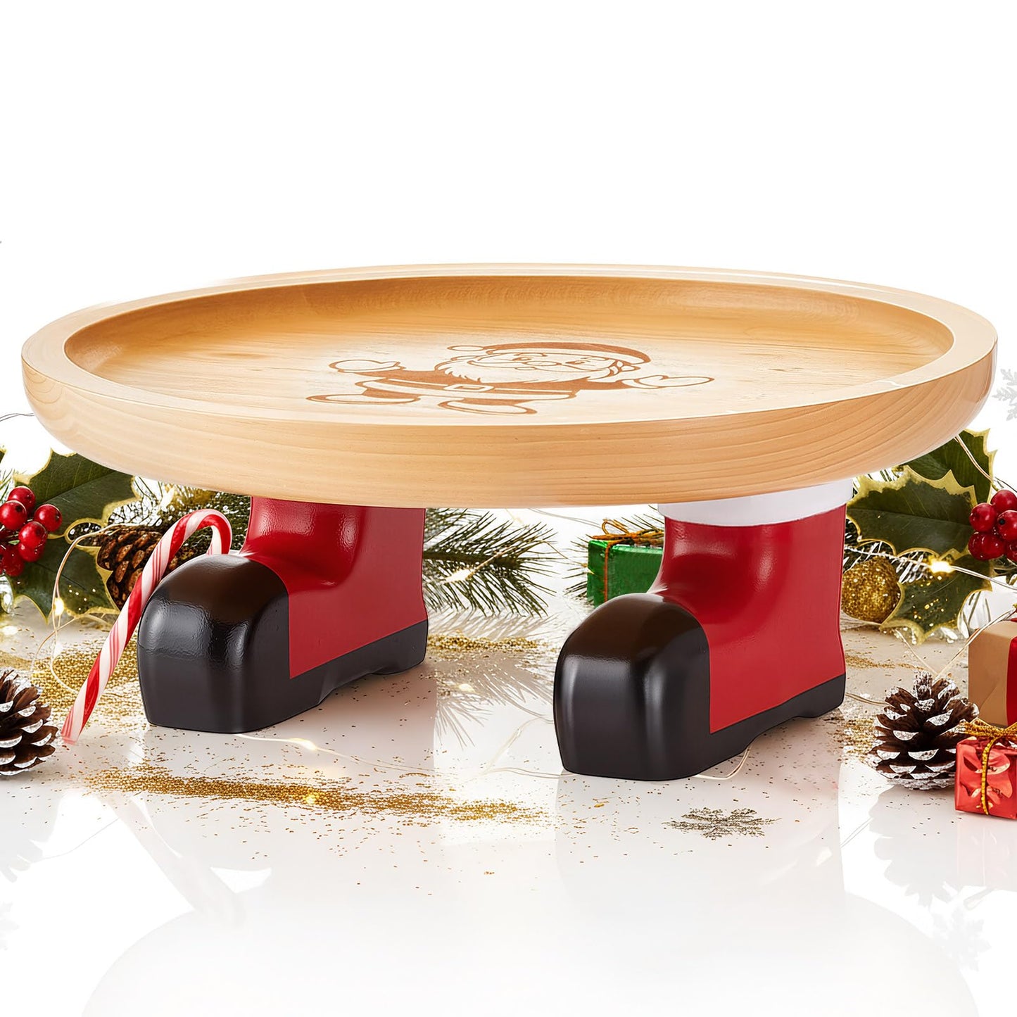 Fiwochic Entryway Table Key Bowls, 8.6'' Handmade Decorative Bowl for Festive Entryway Table, Candy Cookies and Christmas Kitchen Decoration Housewarming Gift