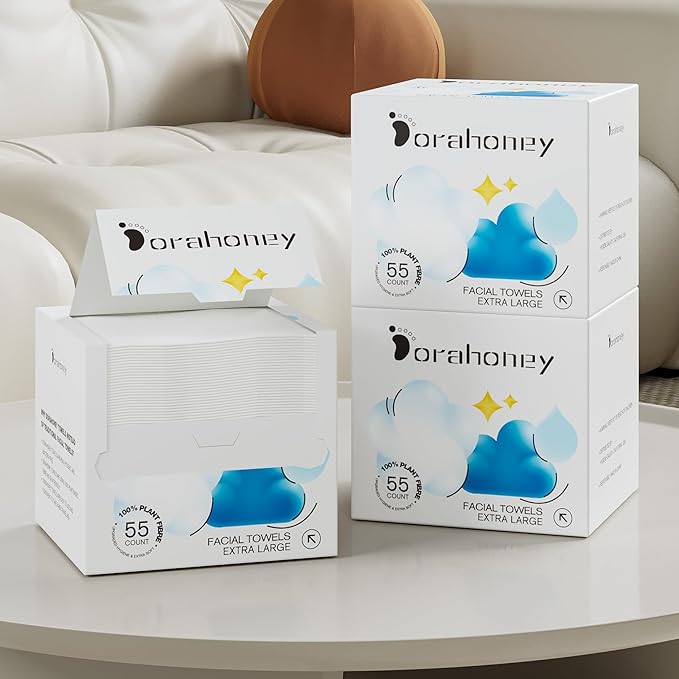 Disposable Face Towels, Ultra Soft Facial Towels