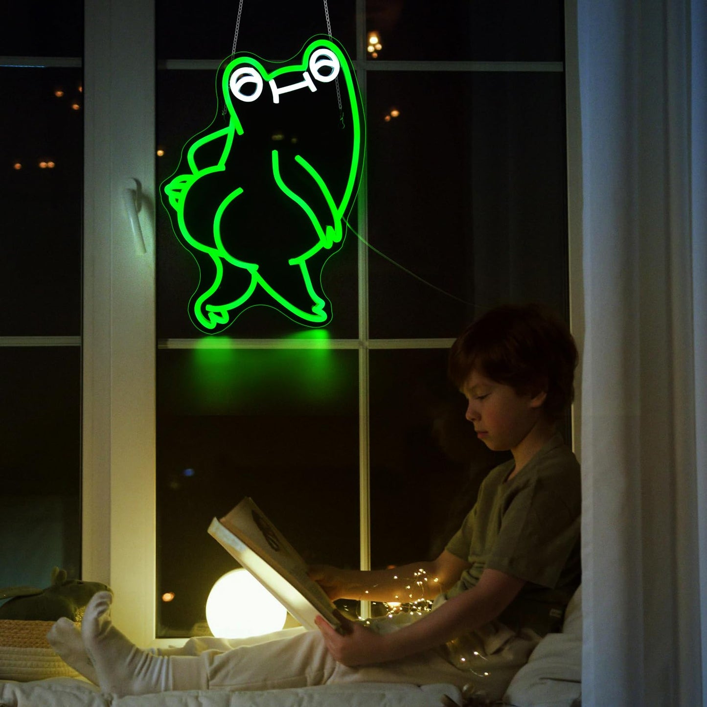 Funny Frog Neon Sign for Wall Decor Led Neon Signs Light Bar Decor Up Sign Room Decoration Neon Lights Sign Frog Decor USB Powered for Man Cave Lamp