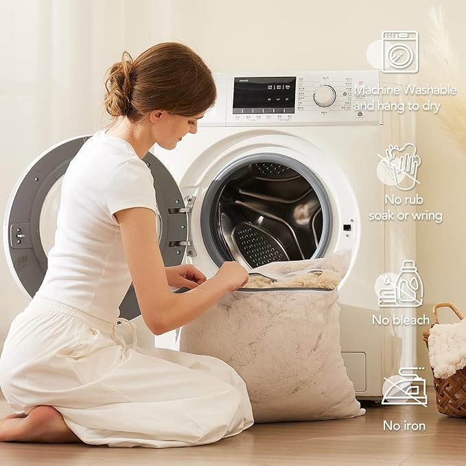 L'AGRATY Faux Fur Throw Blanket: 60" x 80" Luxury Soft Fluffy Thick Rabbit Fur Blankets for Twin Bed Couch - Cozy Plush Bubble Blankets for Home Decor: Warm Flannel Fleece Decorative Blanket