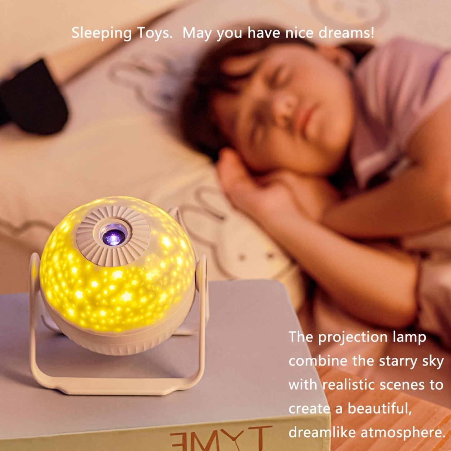 Star Projector, 7 in 1 Galaxy Projector, Night Light for Kids Bedroom, Ceiling, Projector with Bluetooth Speaker, Remote Control & White Noise, Timer 360° Rotating, Christmas, Room Decor (Bluetooth)