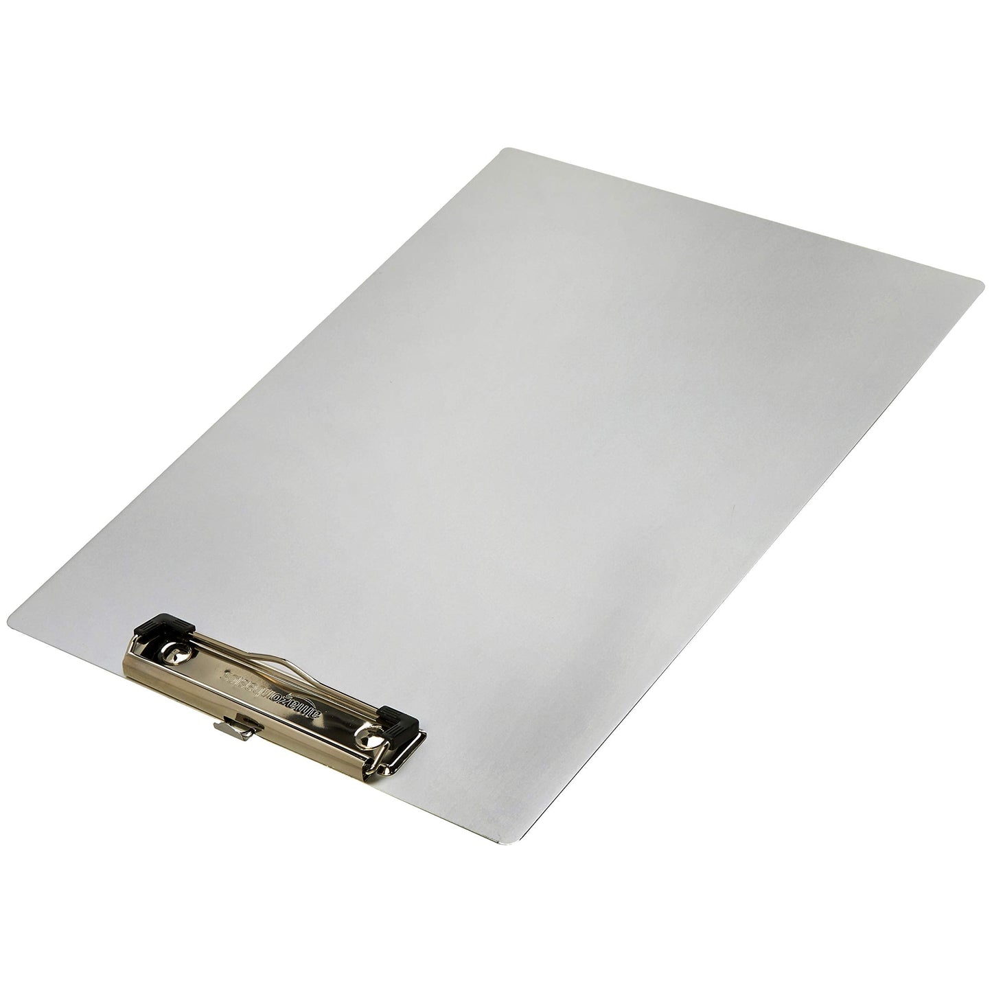 Amazon Basics Aluminum Clipboard, Letter Size, Office Supplies, 2-Pack, Silver