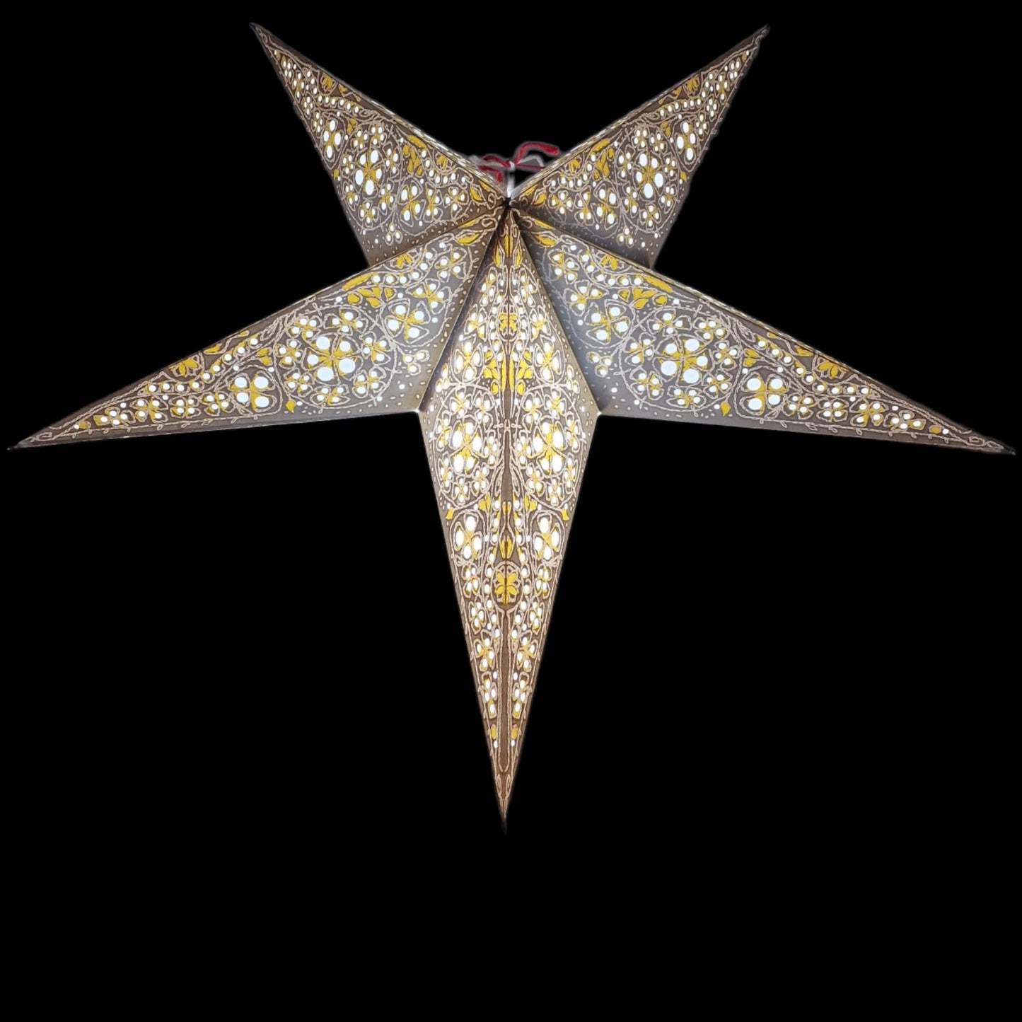 Yepsio Paper Star Lantern Lampshade, 60 cm, Hanging Decorations for Christmas, Wedding, Home, Party (Galaxy 009)