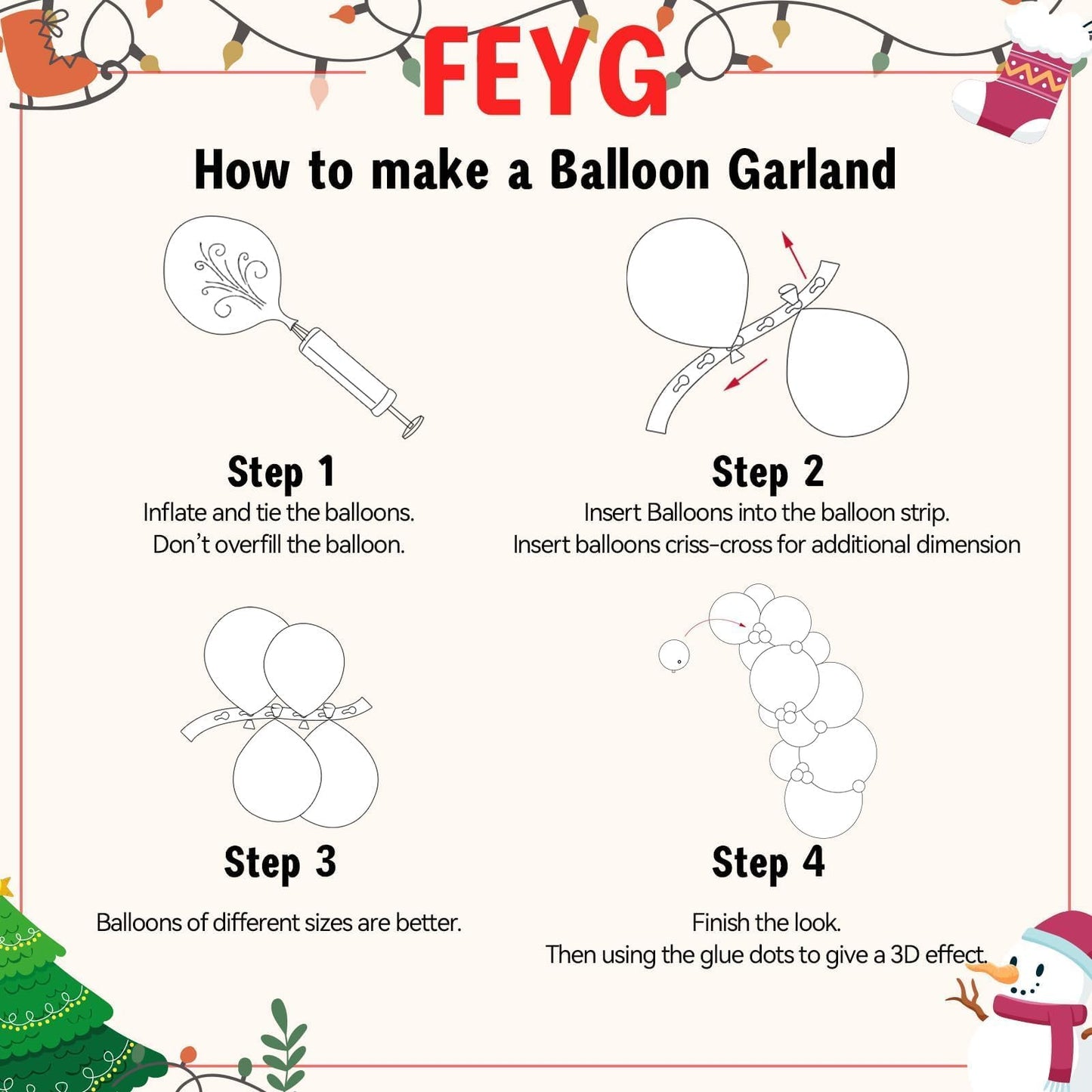 Christmas Balloon Arch Kit, Gingerbread Man Balloon Garland with Green Pink Red Balloons Candy Cane Foil balloons for Christmas Party Decorations New Year Xmas Party Supplies