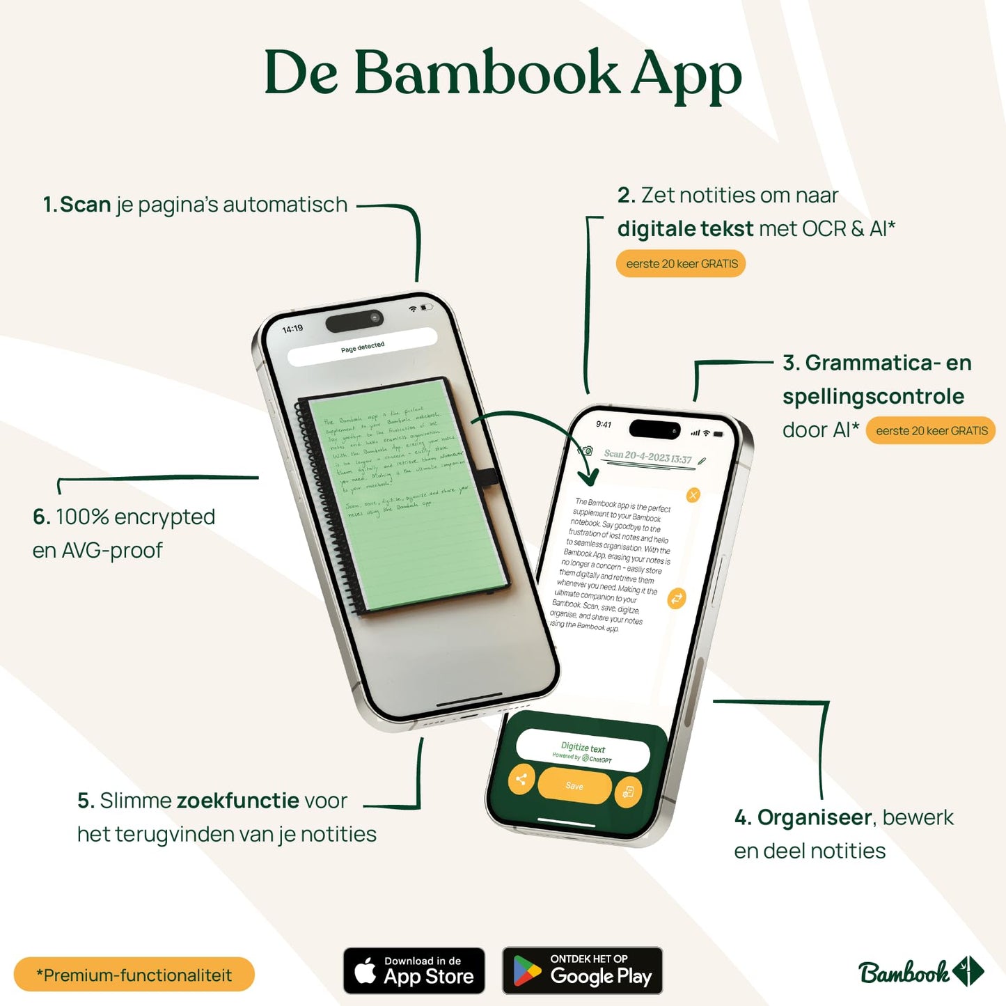 Bambook Classic Notebook Original - A4 - Blank & Lined, Reusable Notebook, Notepad, Reusable Notebook