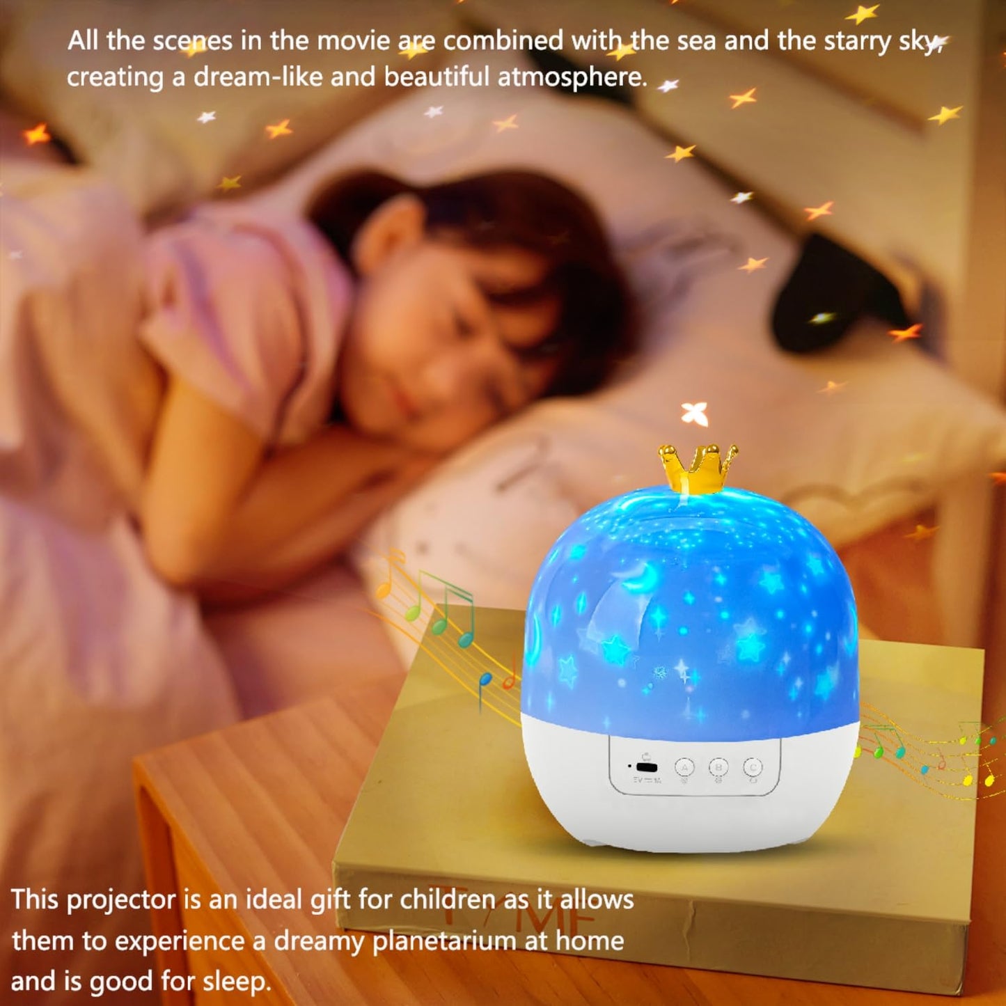 21 Sets of Films, Projector Night Light for Kids Bedroom, Ceiling, Remote Control & Bluetooth Speaker, Baby Night Light Projector, Star Galaxy Projector for Baby Girls, Christmas, Nursery, Room Decor