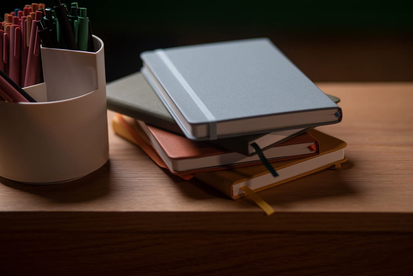 ANECDOTE. Lined Journal Notebook, 192 Pages, A5 size: 8.3" x 5.4", Thick 100 GSM Paper, Ruled, Hardcover. Journal for Women and Men, Perfect Notebook for School, Work and Travel (Olive Green)