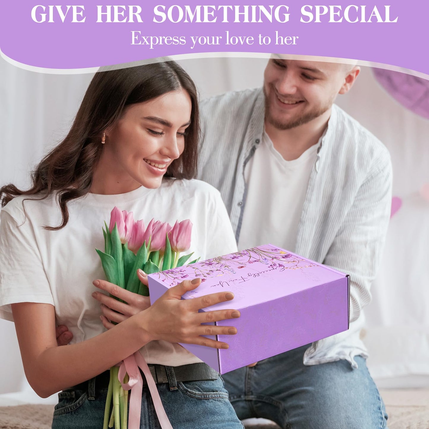 Birthday Gifts for Teen Girls Women, Teen Girl Gifts Basket , Teenager Girls Self Care Gift for Women Get well Soon Gifts Glass Cup with Lid and Straw for Her,Mom,Sister,Wife ,Friend, Daughter