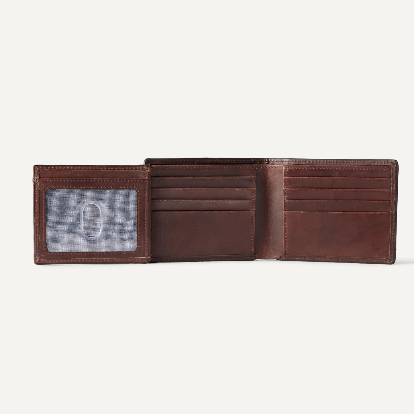 Amazon Essentials Men's Leather Bifold Wallet, Brown, One Size