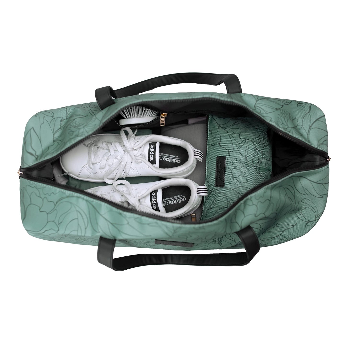 Jadyn Luna Women's Weekender Bag and Travel Duffel, Large 37 Liter Capacity (Sage Flora)
