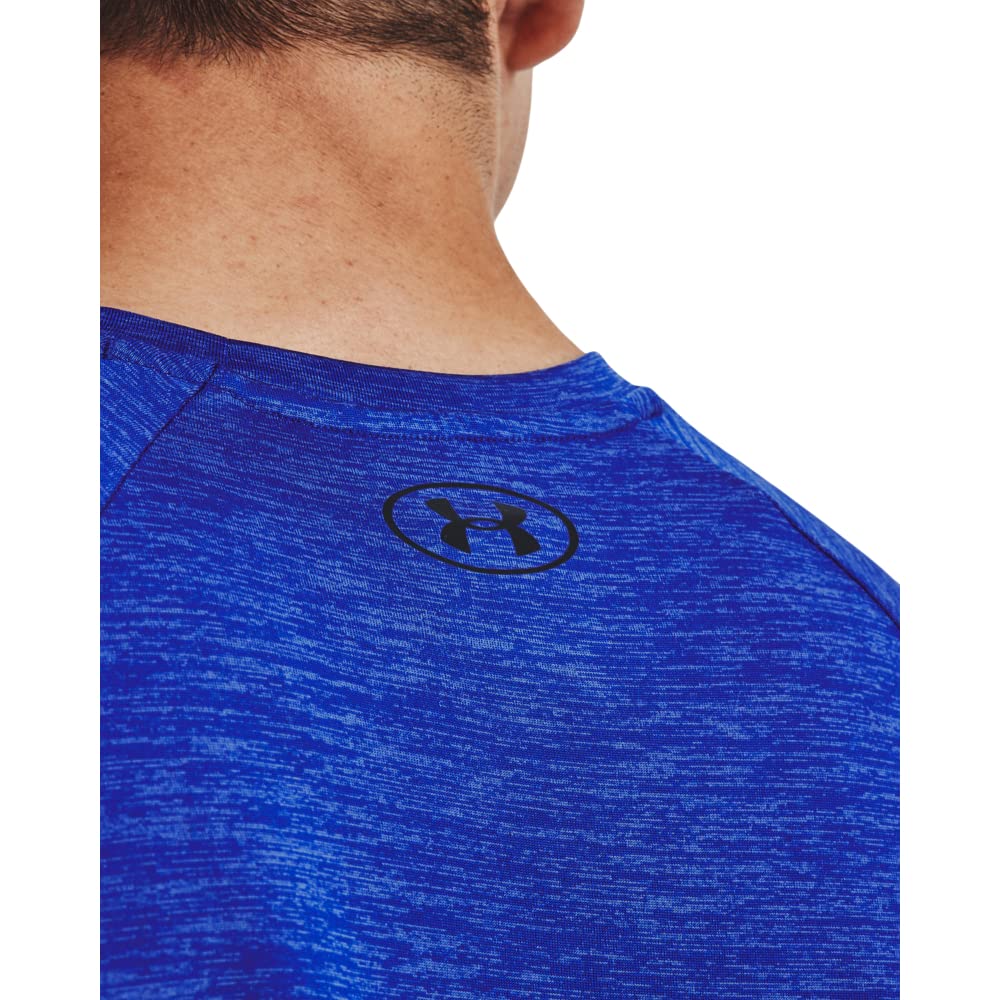 Under Armour Men's Tech 2.0 Short-Sleeve T-ShirtDISC, (486) Versa Blue / / Black, Large Tall