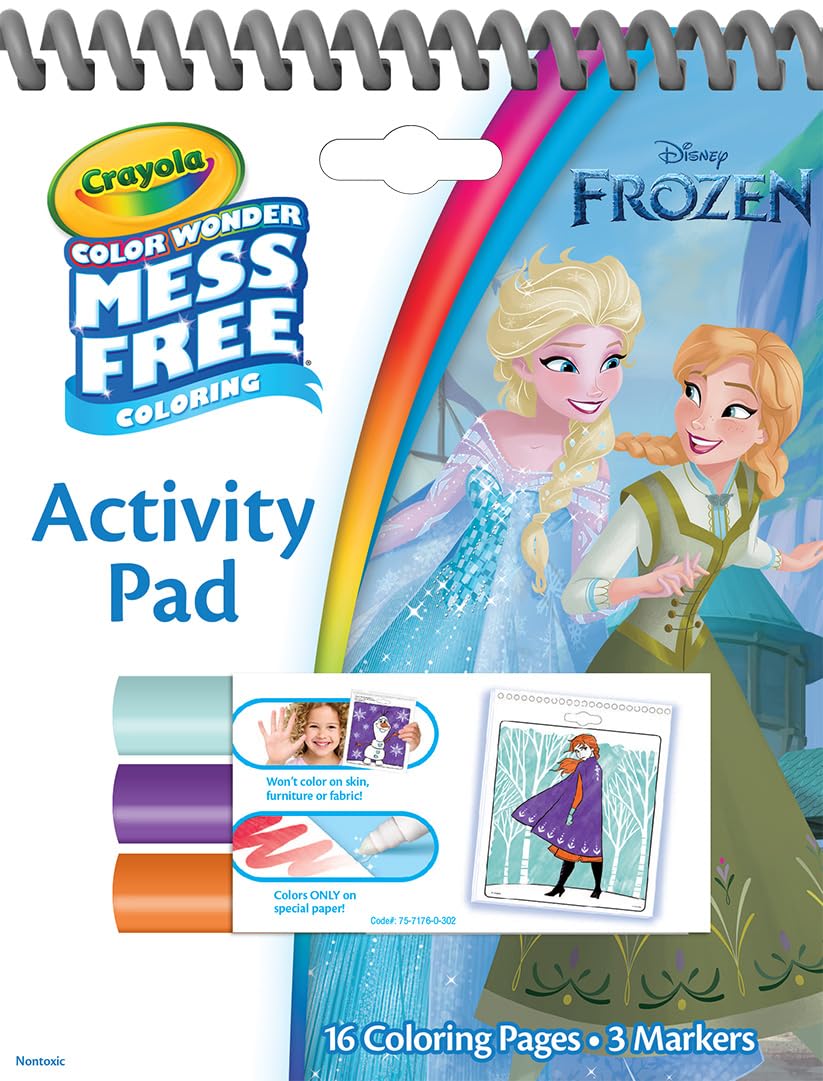 Crayola Disney Color Wonder Bundle (3 Pack), Essential Easter Basket Stuffer, Toddler Mess Free Activity Pads & Markers, Disney Coloring Toys, Easter Gift, 3+