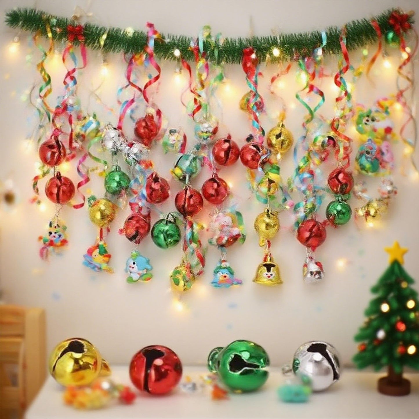 240PCS/0.24IN Small Bells for Crafts Mini Craft Bells with Jingle Sound Perfect for DIY and Christmas Home Decorations