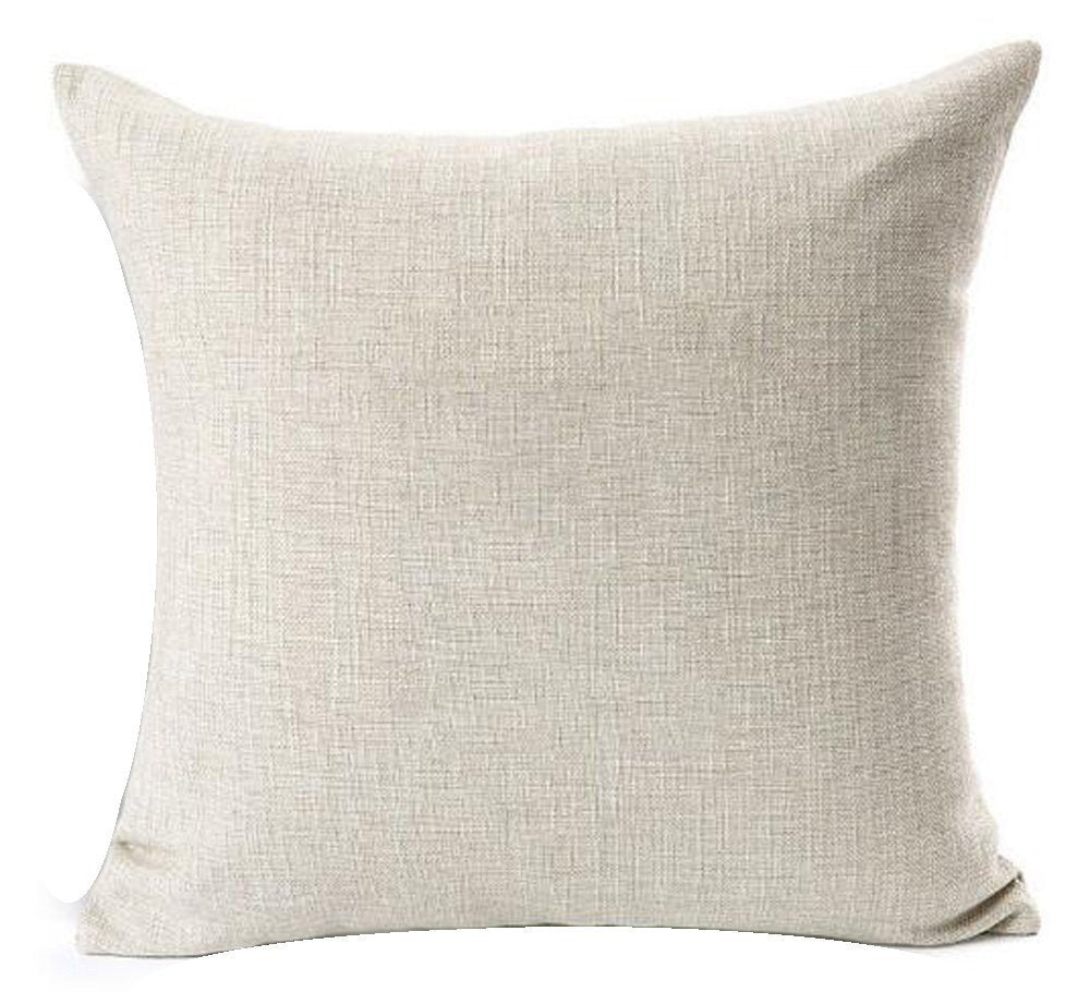 Andreannie Set of 4 Merry Christmas Snowflake Let It Snow Baby It's Cold Outside Red Deer Cotton Linen Decorative Pillow Cover Cushion Case for Sofa Bed Couch Home Decor Square 18 inches