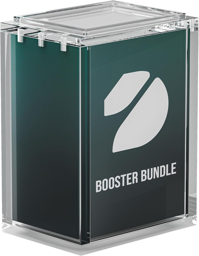 Dinavio Crafthouse | PKMN Booster Bundle Acrylic Case - Stackable Grooves, N52 Magnets, Fits Phantasmal Flames (3 Pack)