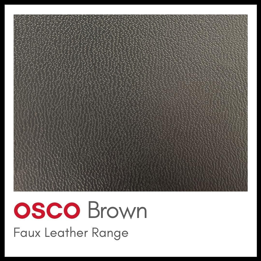 OSCO Brown Faux Leather Letter Holder