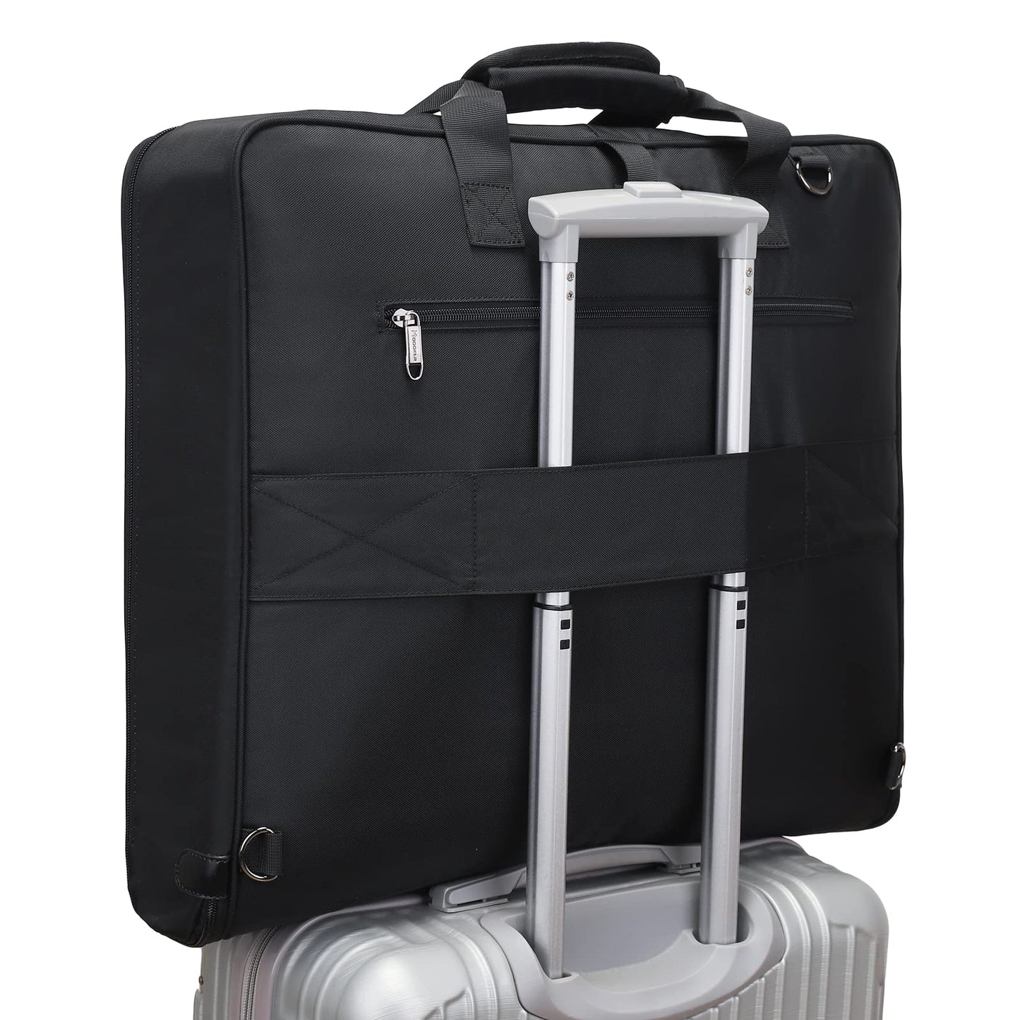Modoker Carry On Garment Bags for Travel Hanging Clothes Suit Bag Luggage Organizer, Foldable Suit Carrier Gift for Men Women