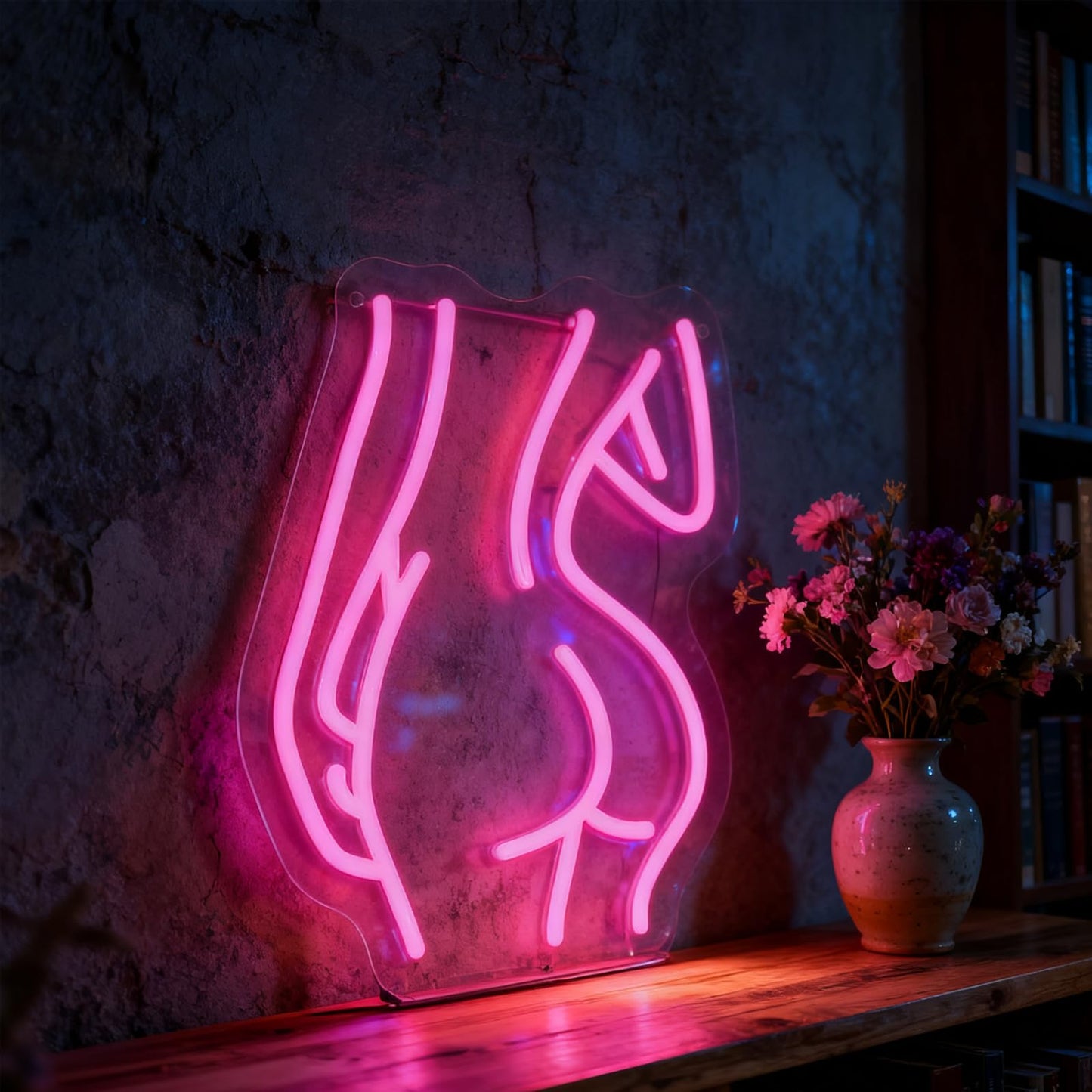 Neonawall Girl Body Neon Sign for Wall Decor Sexy Light Up Business Led Sign Birthday Party Gifts Led Decorative Night Signs Room Decorations Christmas Party Gifts for Bar Club Game Room Bedroom