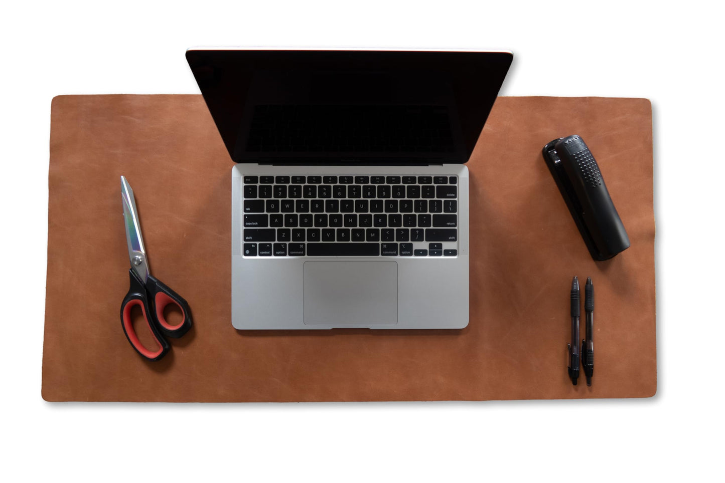 Genuine Leather Desk Pad, Office Desk Mat, Large Desk Blotter, Desk Protector, and Mouse Pad – 31.5" x 15.75" (1.8-2.0 mm) Tan, Waterproof, Premium Quality for Desk Surface Protection and Comfort