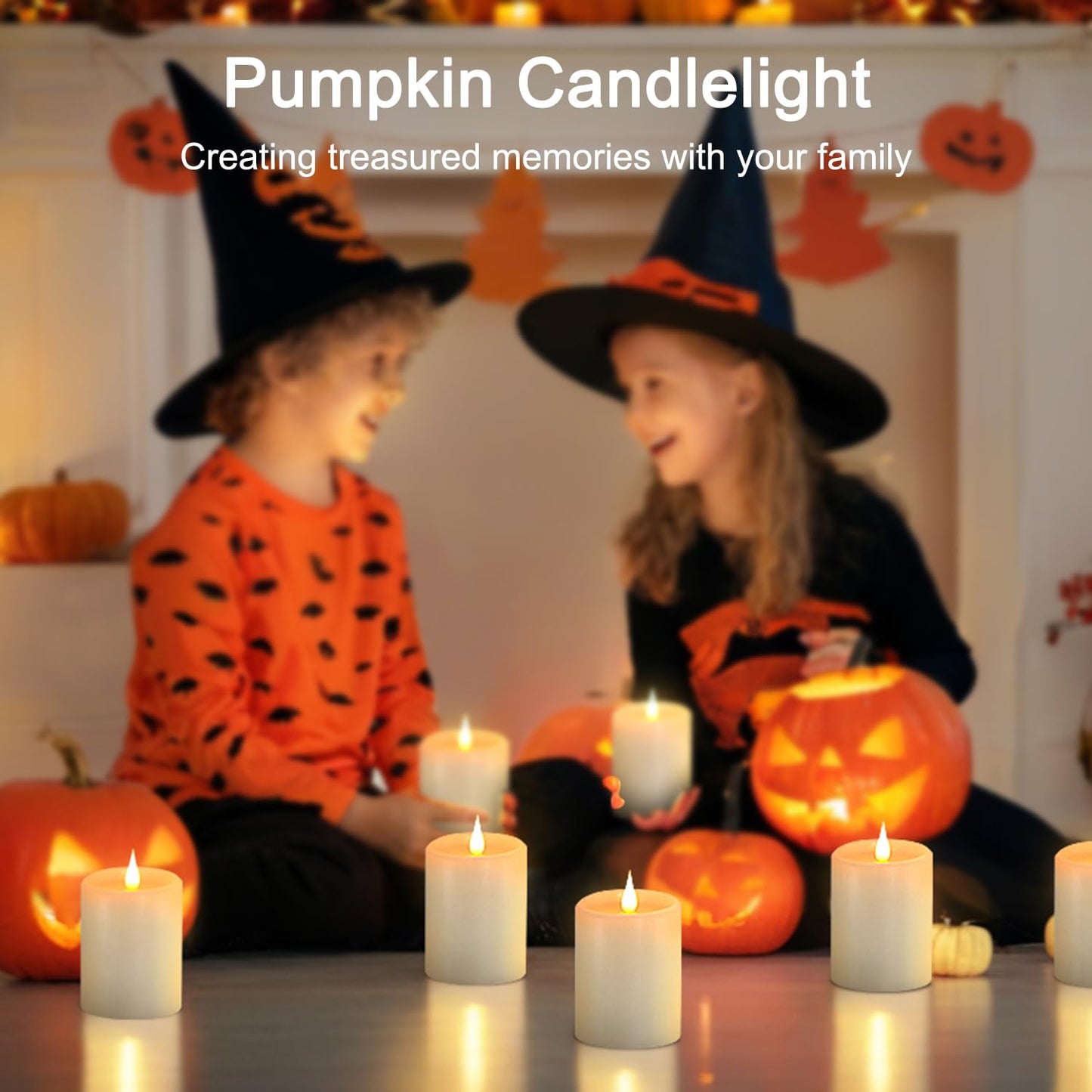 Tediselu Flickering Flameless Candles with 3D Moving Flame, Real Wax Battery Operated Candles with Timer and Remote, Last 600+ Hours, 3" x 4" LED Fake Candles for Home Wedding Christmas Decor, 2 Pack