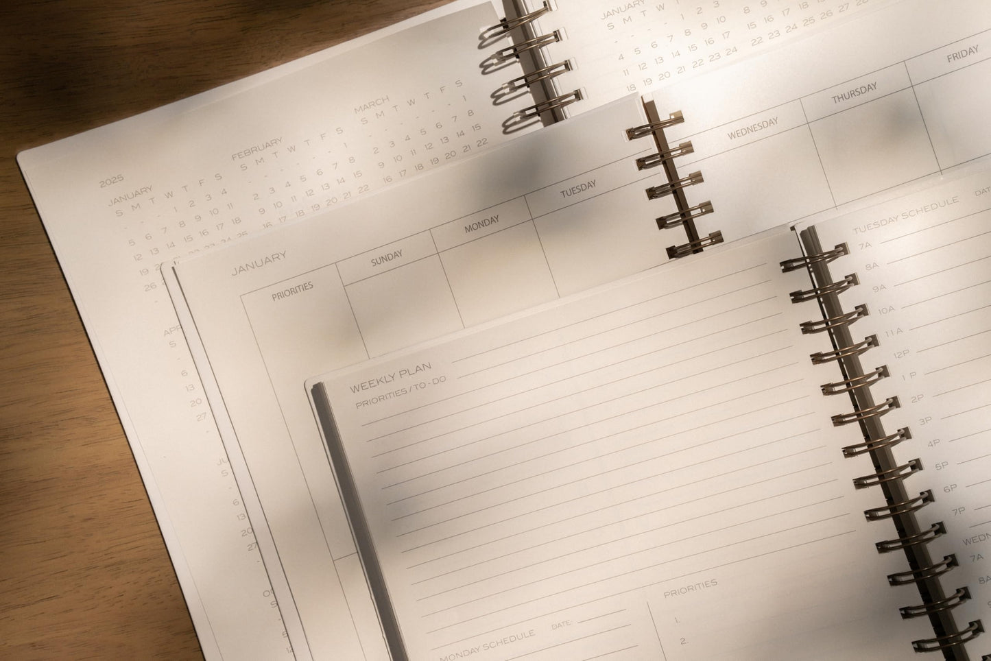 Anecdote Spiral Planner w/2026-2027 Calendar (8.5" x 10") | Start Anytime - 52 Weeks, Undated Planner Pages | To-Do List Organizer, Plan Your Success, Achieve Productivity Goals (Evergreen)
