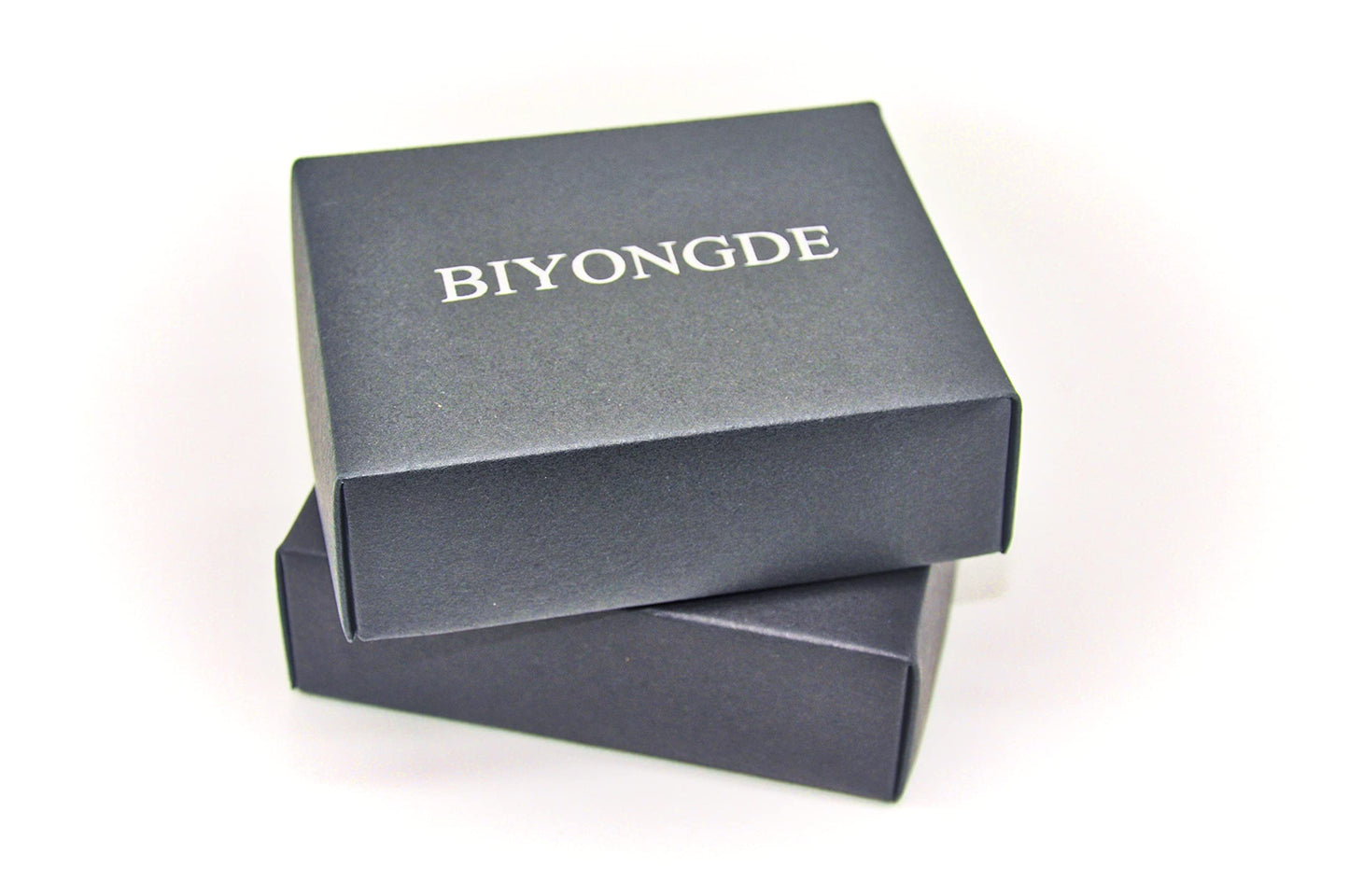 BIYONGDE Mens Black Leather Wristband Bangle Bracelet, Buckle Clasp, Size Adjustable, Cool Stylish Tribal Ethnic