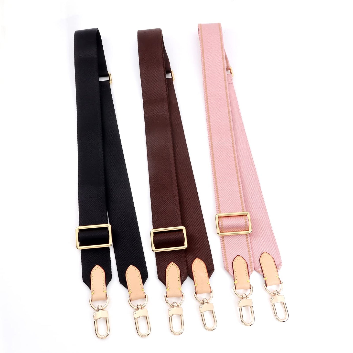 BAIXUEJI Multi Pochette Accessories Replacement Crossbody Strap Adjustable Wide Canvas Strap for LV Purse Shoulder Bags
