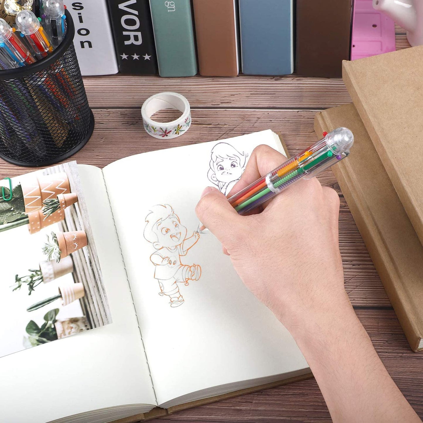 EOOUT 3pcs Blank Notebook, A5 Hardcover Sketchbook 120 Sheets 240 Pages Unlined Notebook, 100gsm Paper, 5.6 x 8.2in, Journal for Drawing, Art, Travelers Gifts, Students and Office Supplies